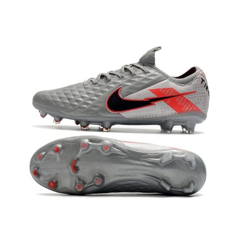 Nike Tiempo Legend VIII Elite FG Gris Negro Rojo_3.jpg